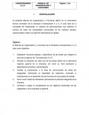 El presente Manual de Organización y Funciones (MOF)