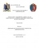 Motivación y desempeño laboral en los empleados de la empresa industrial Roheymak de San Luis Potosí