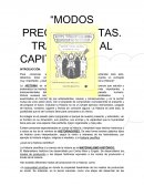 Modos precapitalistas. Transición al capitalismo