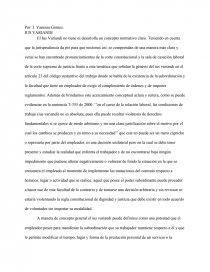 El Ius Variandi no tiene ni desarrolla un concepto normativo claro.. Página 1