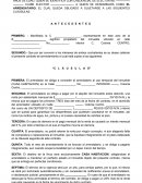 Contrato arrendamiento sin rellenar