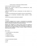 Contaminación del Medio ambiente ¿Cuál es el impacto ambiental en la sociedad?