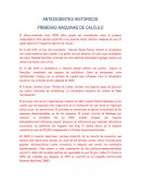 ANTECEDENTES HISTORICOS PRIMERAS MAQUINAS DE CALCULO
