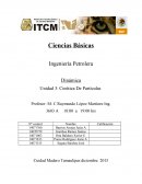 Ciencias Básicas Ingeniería Petrolera Dinámica Unidad 3: Cinética De Partículas