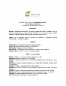 Presentacion de empresa TOMORROW COFFE.