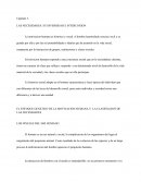 LAS NECESIDADES: SU DIVERSIDAD E INTERCOXION