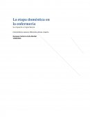 La etapa doméstica en la enfermería Su impacto e importancia