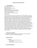 Determinar las características psicológicas y emocionales del menor.