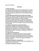 Procesos del area de RH