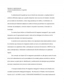 Teorías de administración y la gestión