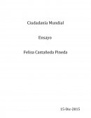 Ciudadanía Mundial Ensayo