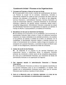 Cuestionario Unidad 1 Finanzas en las Organizaciones