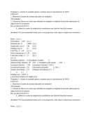 Preguntas:1. Calcule la cantidad optima a ordenar para los reproductores de DVD.