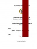 Técnicas Cuantitativas para la Auditoría de Cuentas