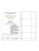 Formato de control de tareas.