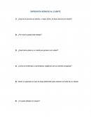 ENTREVISTA SERVICIO AL CLIENTE.