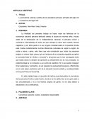 Sobre la sociedad y conciencia peruana.