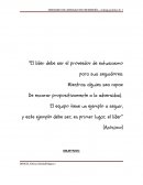 El líder debe ser el proveedor de entusiasmo para sus seguidores