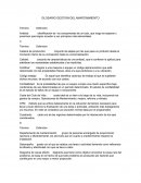 GLOSARIO GESTION DEL MANTENIMIENTO.