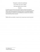 Transporte a traves de la menbrana.