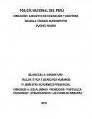 DIRIGIDOS A LOS ALUMNOS PROMOCIÓN “FORTALEZA CIUDADANA” LICENCIADOS DE LAS FUERZAS ARMADAS.