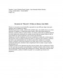 Macario se encuentra en una alcantarilla, esperando con una tabla que salgan ranas para matarlas, pues su madrina lo ordeno..