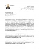 Un Informe policial.