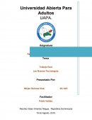 Las Nuevas Tecnologías.Trabajo final.