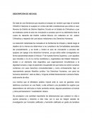 DESCRIPCIÓN DE HECHOS.