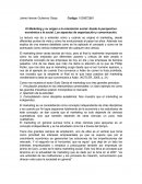 El Marketing y su origen a la orientación social: desde la perspectiva económica a la social. Los aspectos de organización y comunicación.