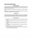 RELACIÓN PERIO-ORTO