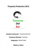 Proyecto productivo cria de terneros a corral