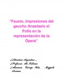 Tema: Fausto de Estanislao del Campo.