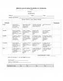 Rúbrica para Evaluar Portafolio de Evidencias