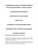 OPINIÓN SOBRE LA SOCIOLOGÍA DE LA EDUCACIÓN