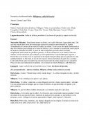 Narrativa Ambientalizada- Milagros, calle Mercurio.