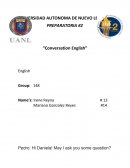Conversacion familiar en ingles.