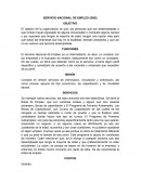 SERVICIO NACIONAL DE EMPLEO.
