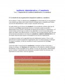 Organización de la auditoria administrativa.