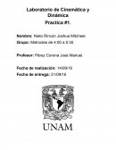 Laboratorio de Cinemática y Dinámica.