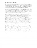 Dolarización en el Ecuador.