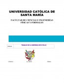 TRABAJO DE LA EMPRESA RICO POLLO.