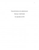 Desarrollo histórico de la administración.