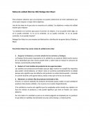 Metas de Calidad Bodega Don Mauri