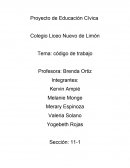 Proyecto de cívica - el código de trabajo