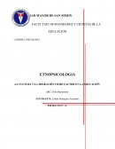 LA CULTURA Y LA MIGRACIÓN COMO FACTOR EN LA EDUCACIÓN