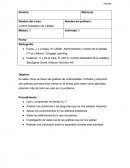 Actividad de control estadistico de la calidad.