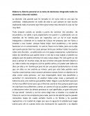 Elabora tu historia personal en la toma de decisiones integrando todos los elementos vistos del módulo..