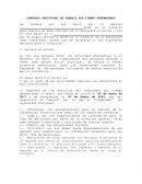 Contrato Individual de trabajo por tiempo determinado.