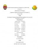 Investigación: Desgaste Profesional en los Catedráticos de la carrera de Psicología en UNAH-VS.